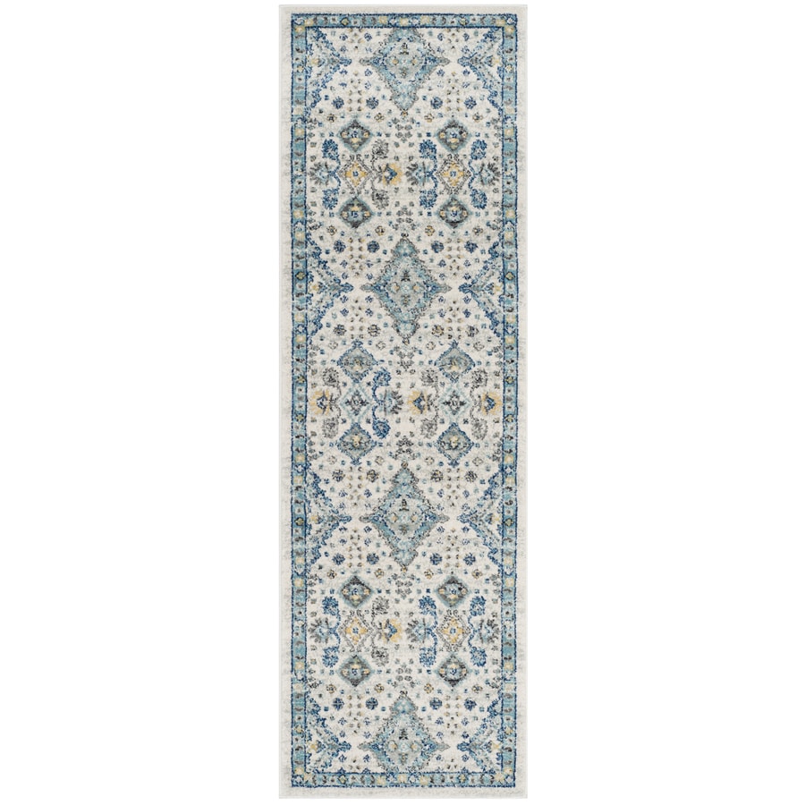 Safavieh Evoke Jaden Ivory/Light Blue Rectangular Indoor Machine-Made ...