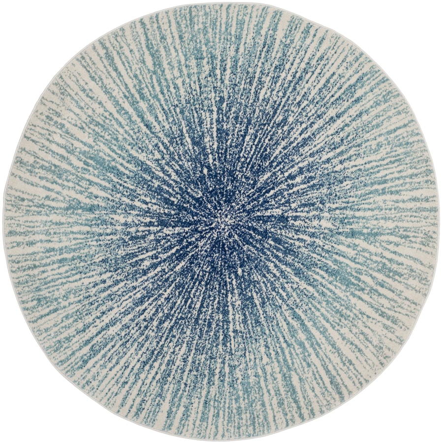Safavieh Evoke Jude Royal Ivory Round Indoor Oriental Throw Rug Safavieh Evoke Jude Royal Ivory Round Indoor Oriental Throw Rug Common 3 X