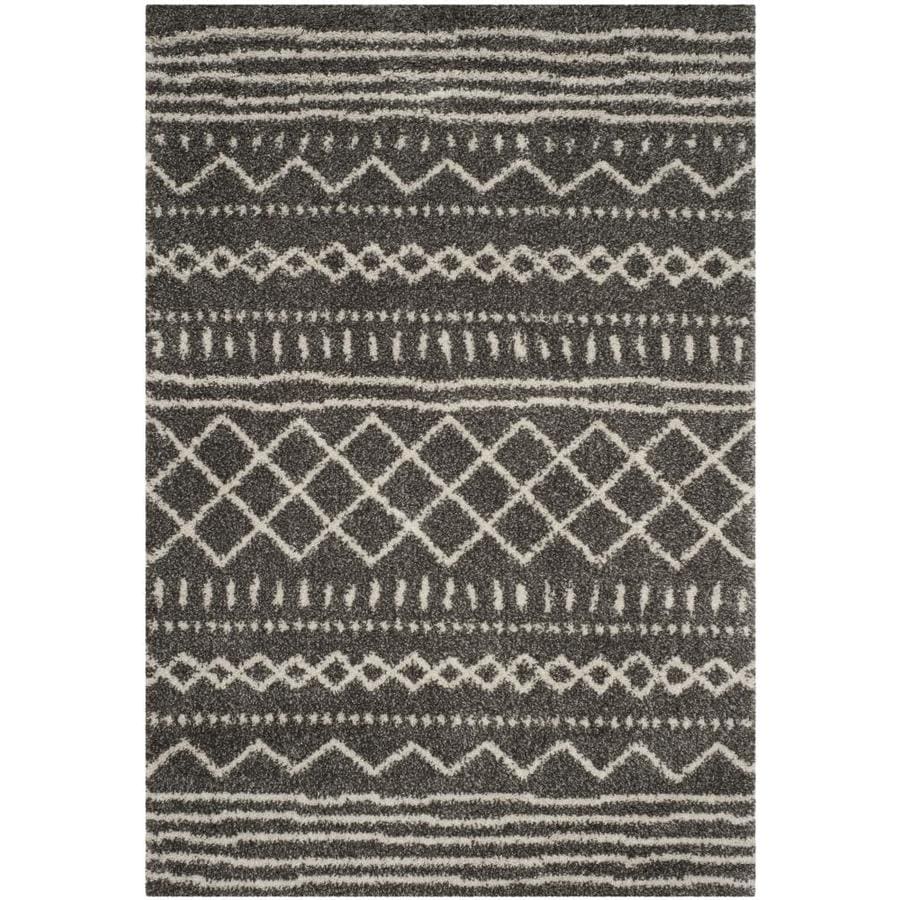 Safavieh Arizona Bennet Brown Ivory Rectangular Indoor