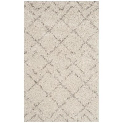 Safavieh Arizona Myra Ivory Beige Indoor Moroccan Throw Rug Safavieh Arizona Myra Ivory Beige
