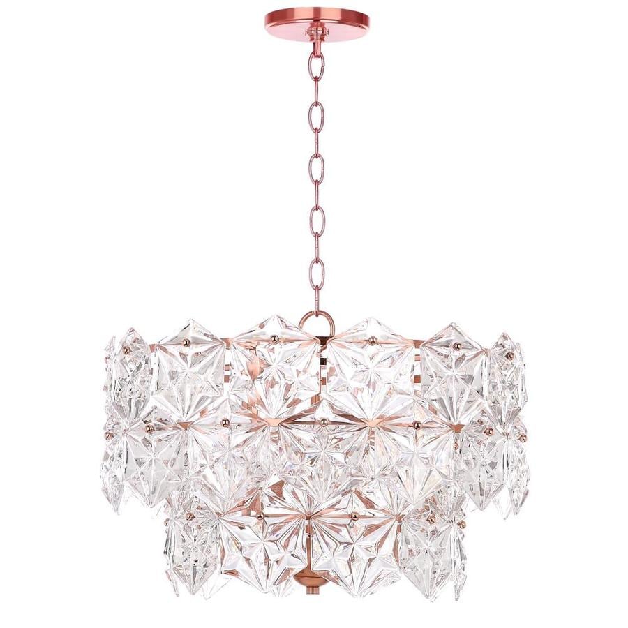 Copper Cylinder Pendant Light safavieh sia clear copper single modern contemporary crystal cylinder pendant light