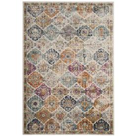 Safavieh Rugs At Lowes Safavieh Madison Lyton Cream Indoor Distressed Area Rug