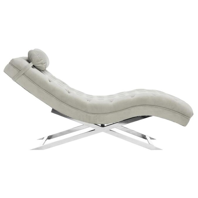Safavieh Monroe Modern Gray Chaise Lounge in the Chaise ... Safavieh Monroe Modern Gray Chaise Lounge in the Chaise ... on Safavieh Chaise Lounge id=42488