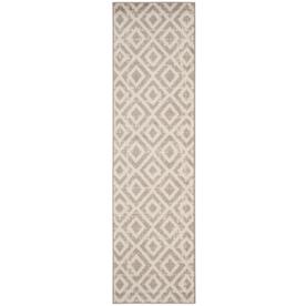 Safavieh Amsterdam Huron Ivory/Gray Indoor Lodge Runner (Common: 2 x 8; Actual: 2.3-ft W x 8-ft L)