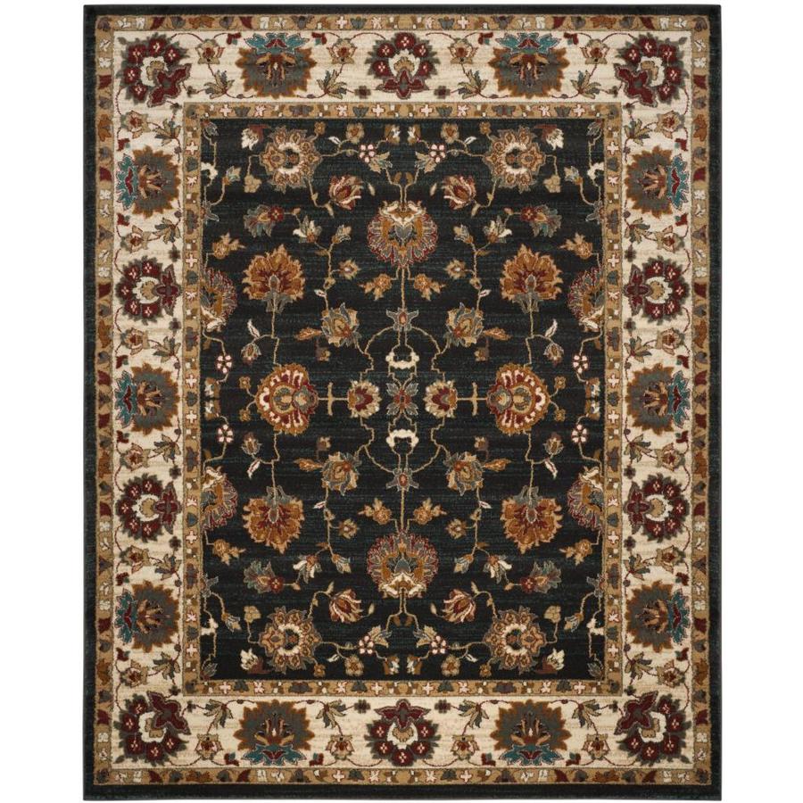 Safavieh Summit Luxor Dark Gray/Ivory Rectangular Indoor Machine-Made Oriental Area Rug