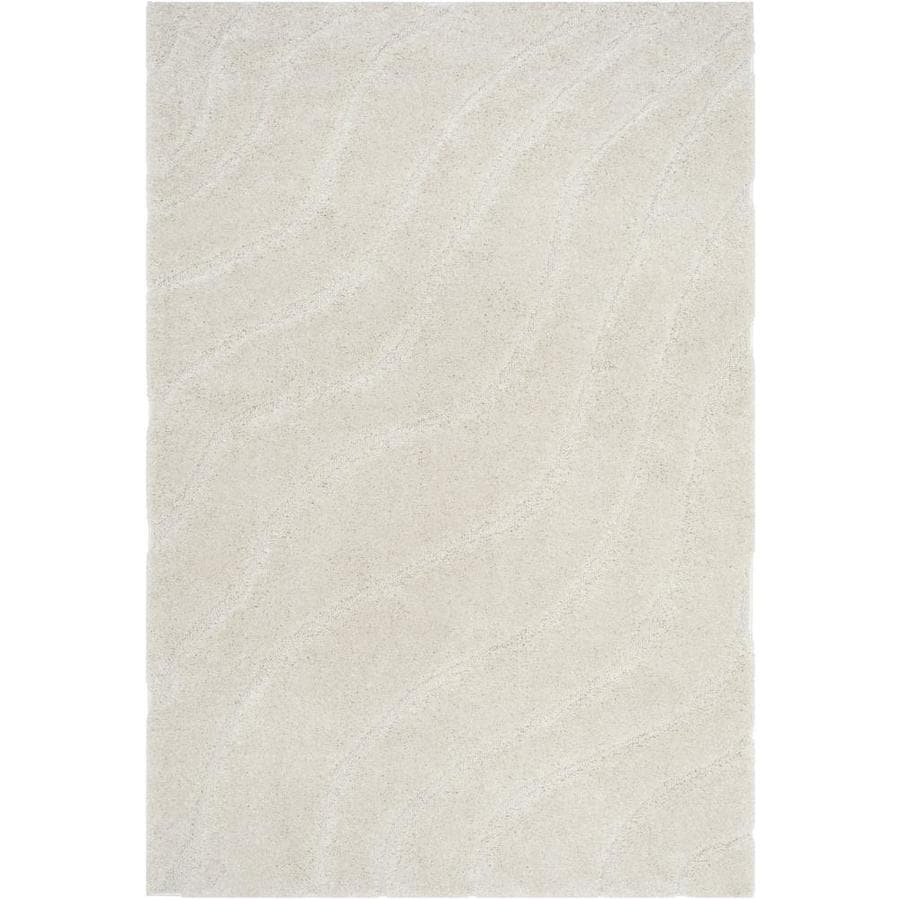 Safavieh Florida Waves Creme Indoor Tropical Area Safavieh Florida Waves Creme Indoor Tropical Area Rug Common 5 X