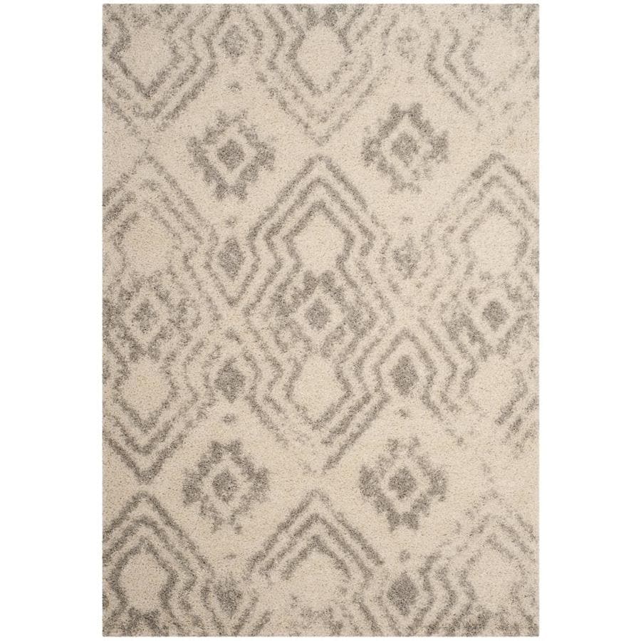 Safavieh Arizona Houston Ivory Gray Rectangular Indoor Machine