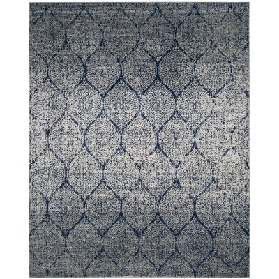 Safavieh Madison Westmont Navy Silver Rectangular Indoor Safavieh Madison Westmont Navy Silver Rectangular Indoor