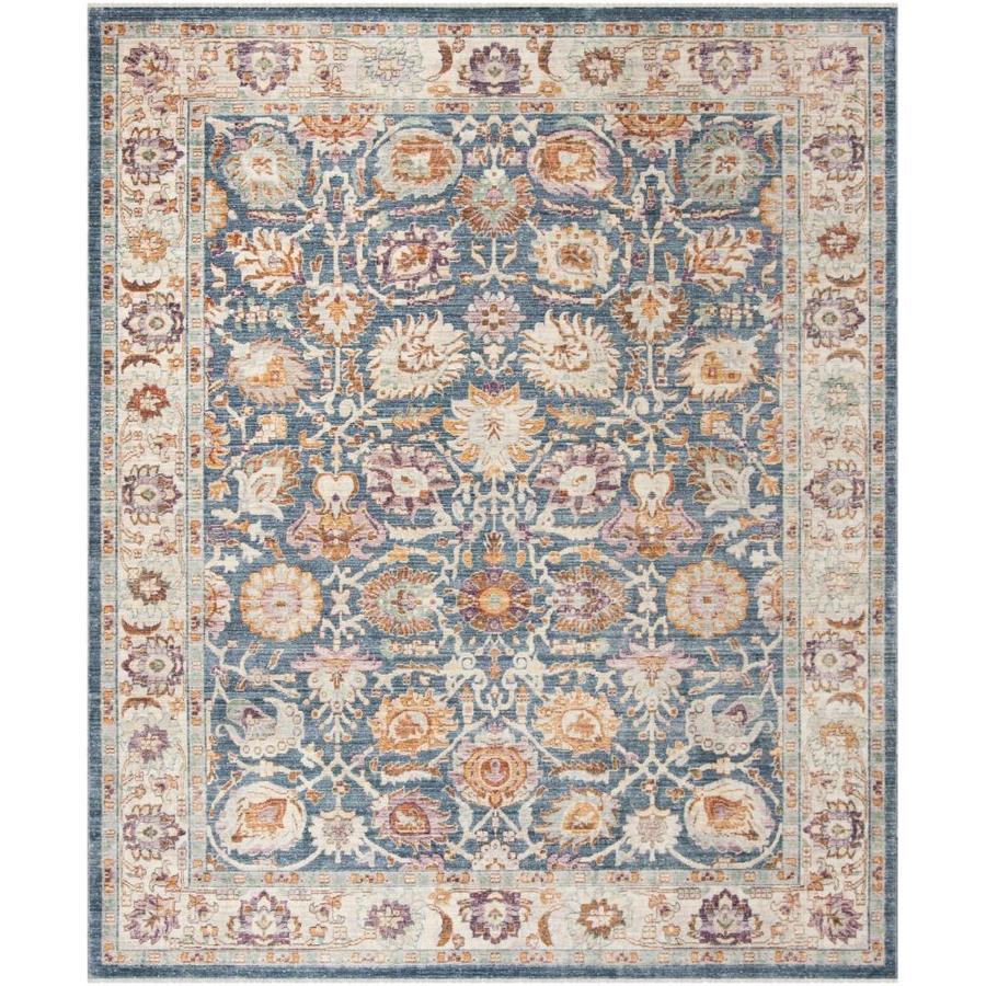 Safavieh Illusion Bakar 9 Ft X 12 Blue Creme Indoor Vintage Area