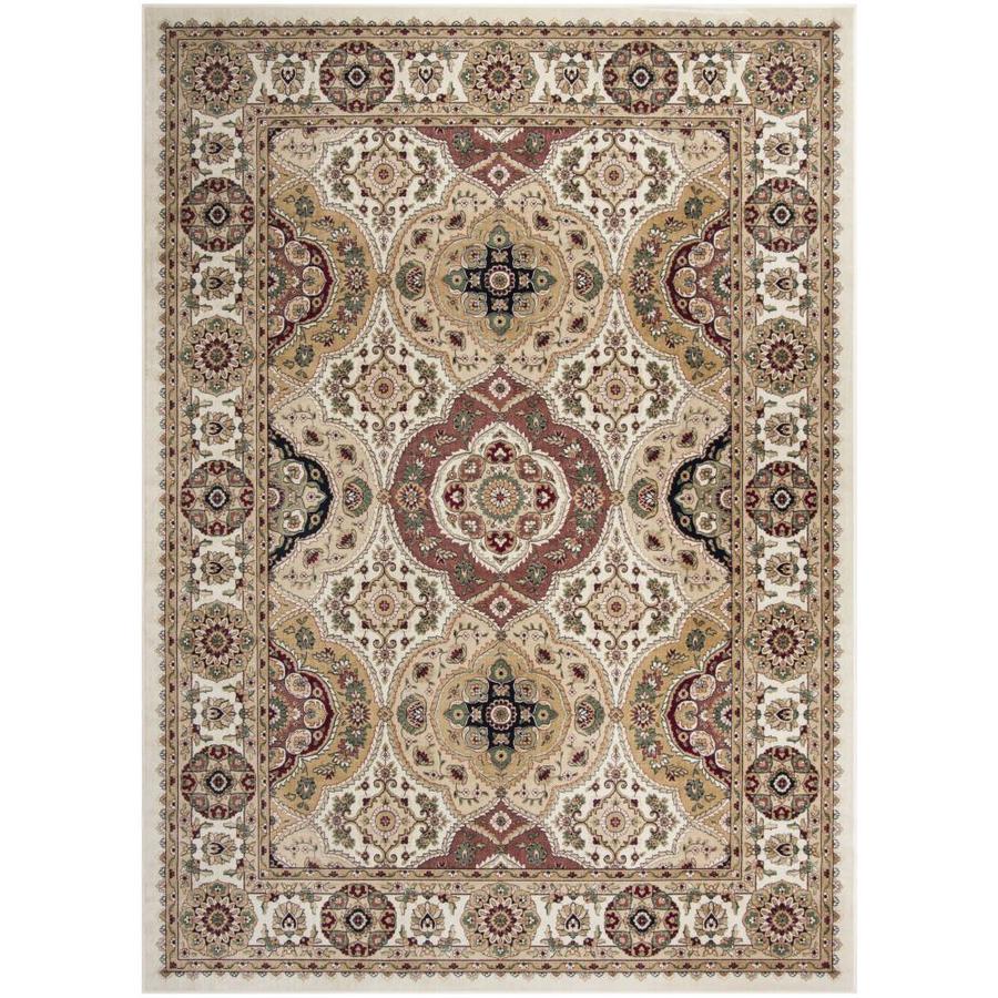 Safavieh Atlas Qum Ivory/Beige Rectangular Indoor MachineMade Oriental Area Rug 8 x 12