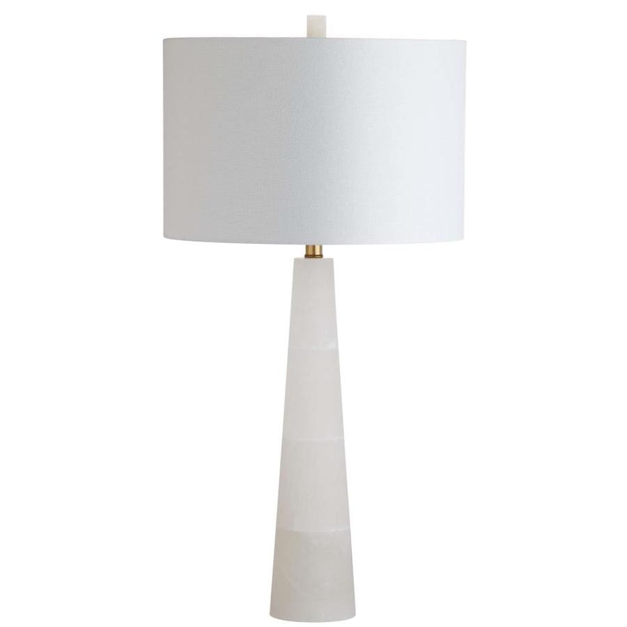 Safavieh Delilah 30-in White LED Rotary Socket Table Lamp with Fabric ...