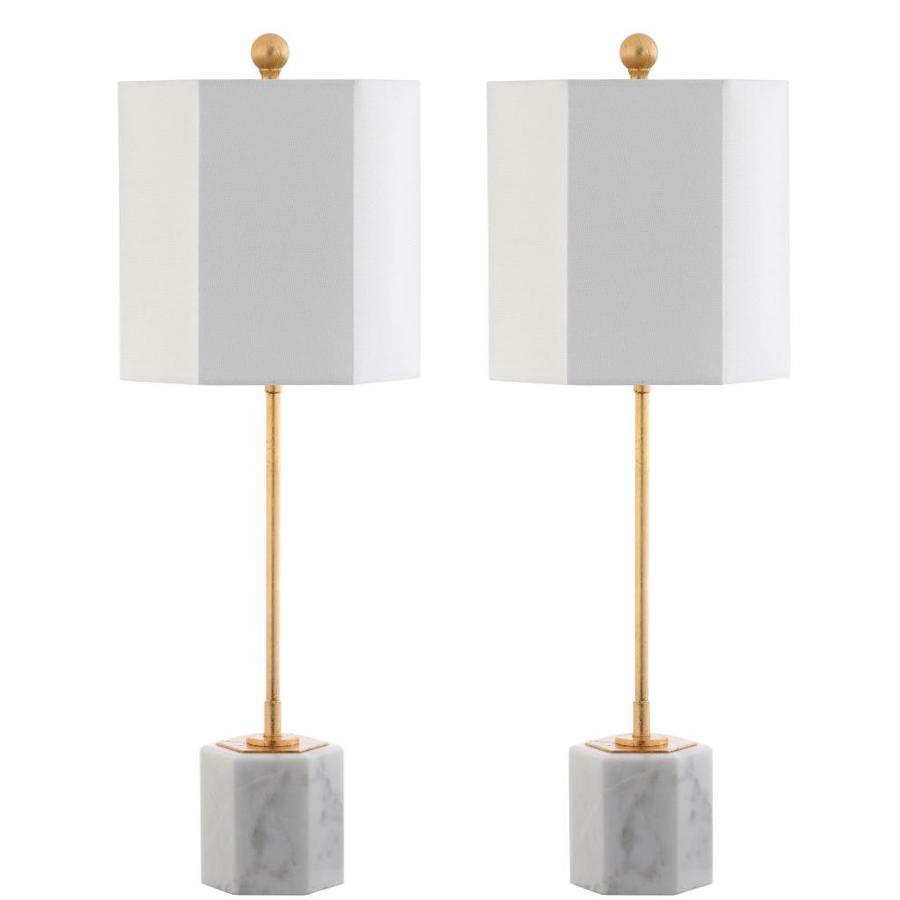 Safavieh Magdalene 2 Piece Lamp Set With Off White Shades At Safavieh Magdalene 2 Piece Lamp Set With Off White Shades