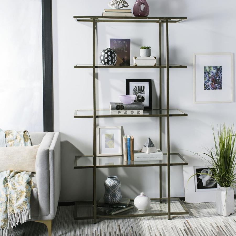 Safavieh Francis French Silver Clear Metal Etagere At Lowes Com