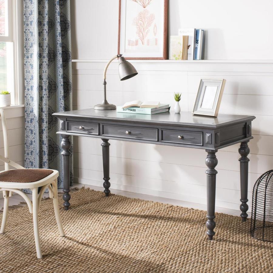 Safavieh Ronin Transitional Gray Wash Writing Desk At Com Safavieh Ronin Transitional Gray Wash Writing Desk