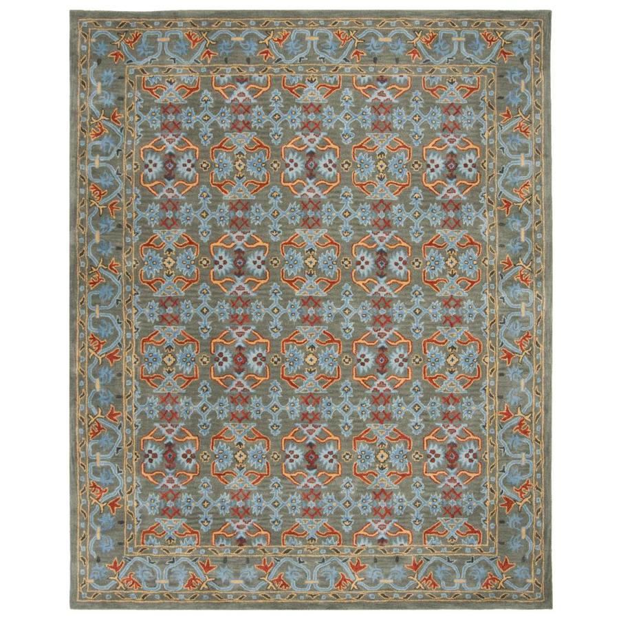 Safavieh Heritage Mahesh Sage Blue Rectangular Indoor