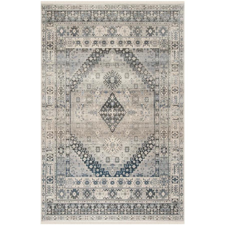 Safavieh Vintage Persian Pashtad Gray Blue Rectangular Indoor