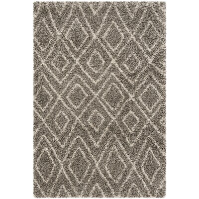 Safavieh Hudson Acadia Gray Ivory Indoor Moroccan Throw Rug Safavieh Hudson Acadia Gray Ivory