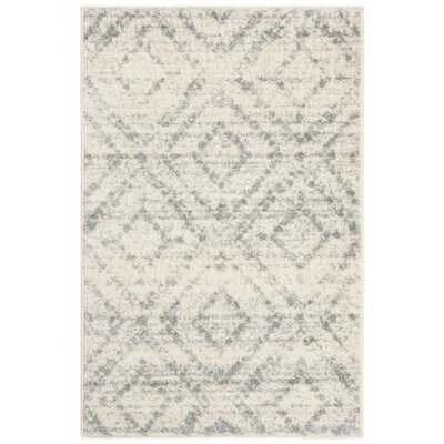 Safavieh Adirondack Avi Ivory Light Blue Indoor Moroccan Throw Rug Safavieh Adirondack Avi Ivory Light