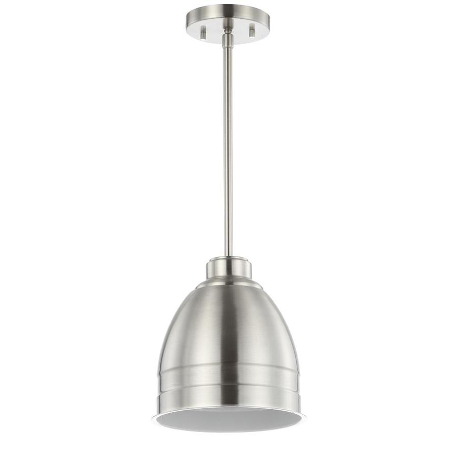 Safavieh Riley Nickel Pendant Light Industrial Warehouse Pendant Light