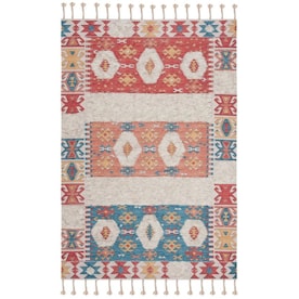 Safavieh Saffron Bogor 8 X 10 Rust Beige Abstract Bohemian Eclectic Handcrafted Area Rug In The Rugs Department At Lowes Com