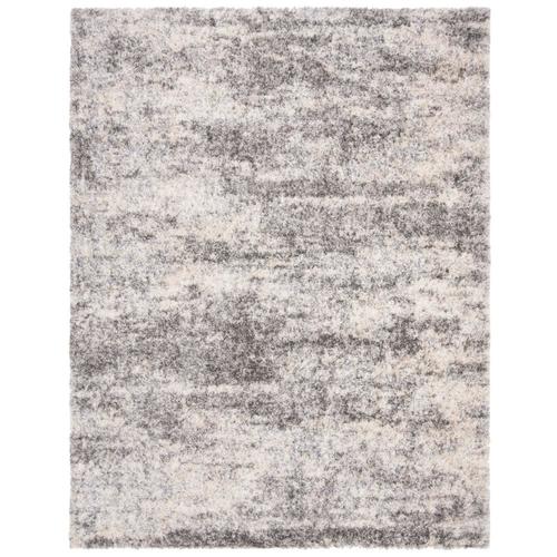 Safavieh Berber Montage Shag 8 x 10 Gray/Cream Indoor Abstract