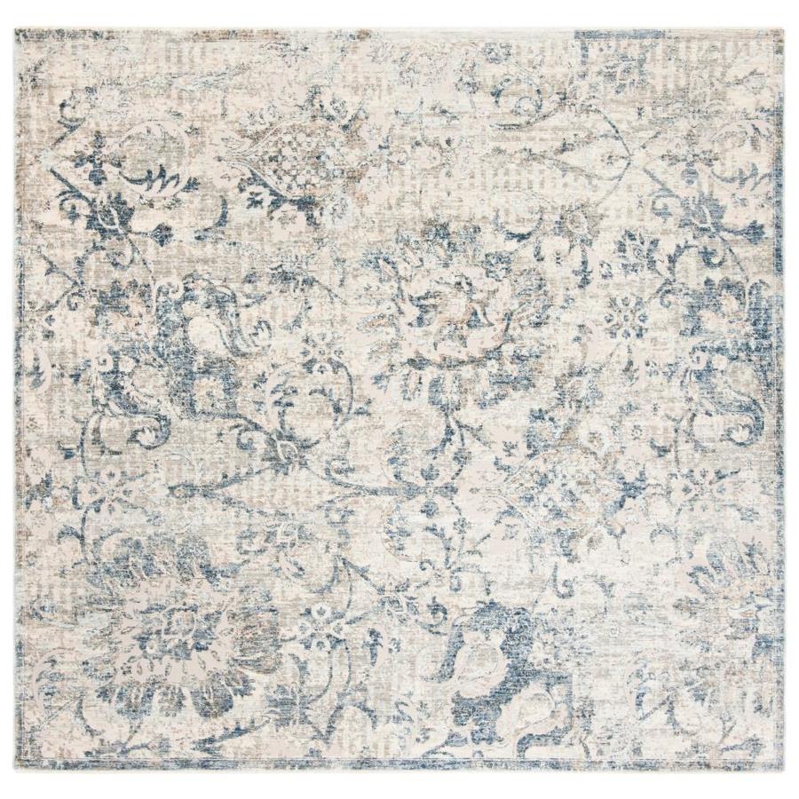 Safavieh Moondust Catena Beige/Ivory Square Indoor Vintage Area Rug