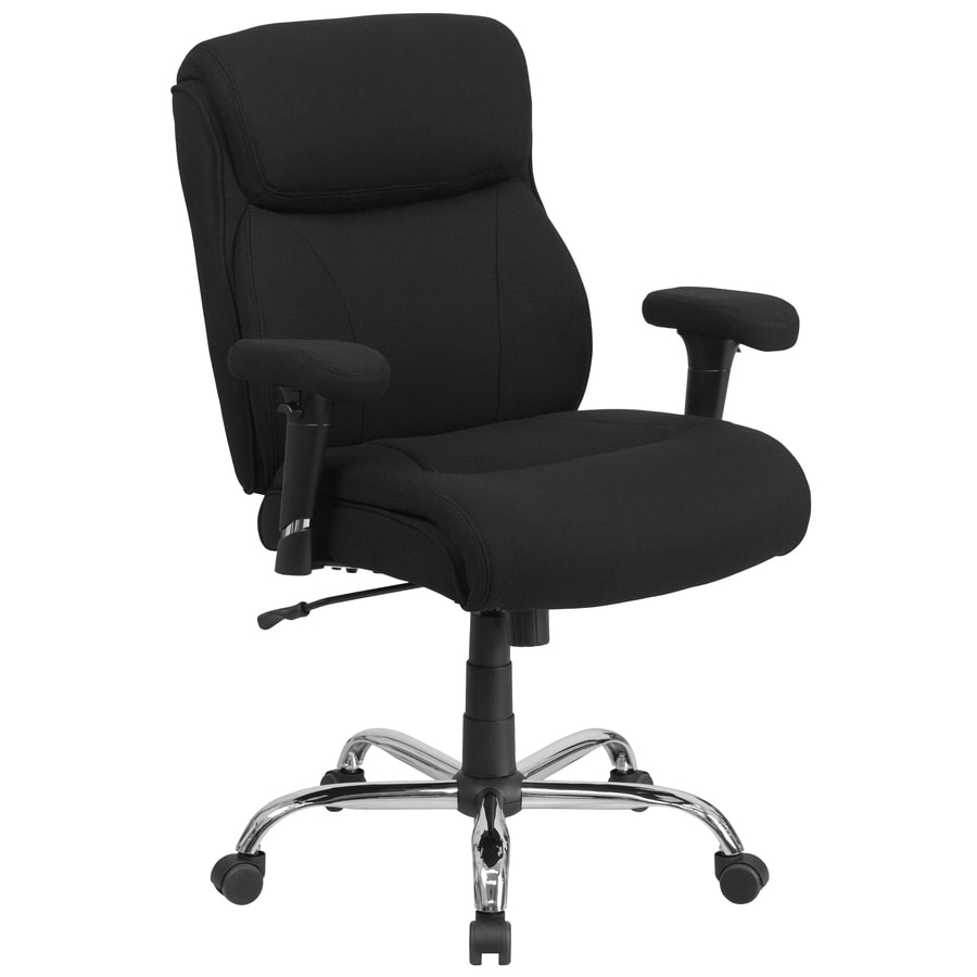 Flash Furniture Black Fabric Contemporary Desk Chair At Lowes Com