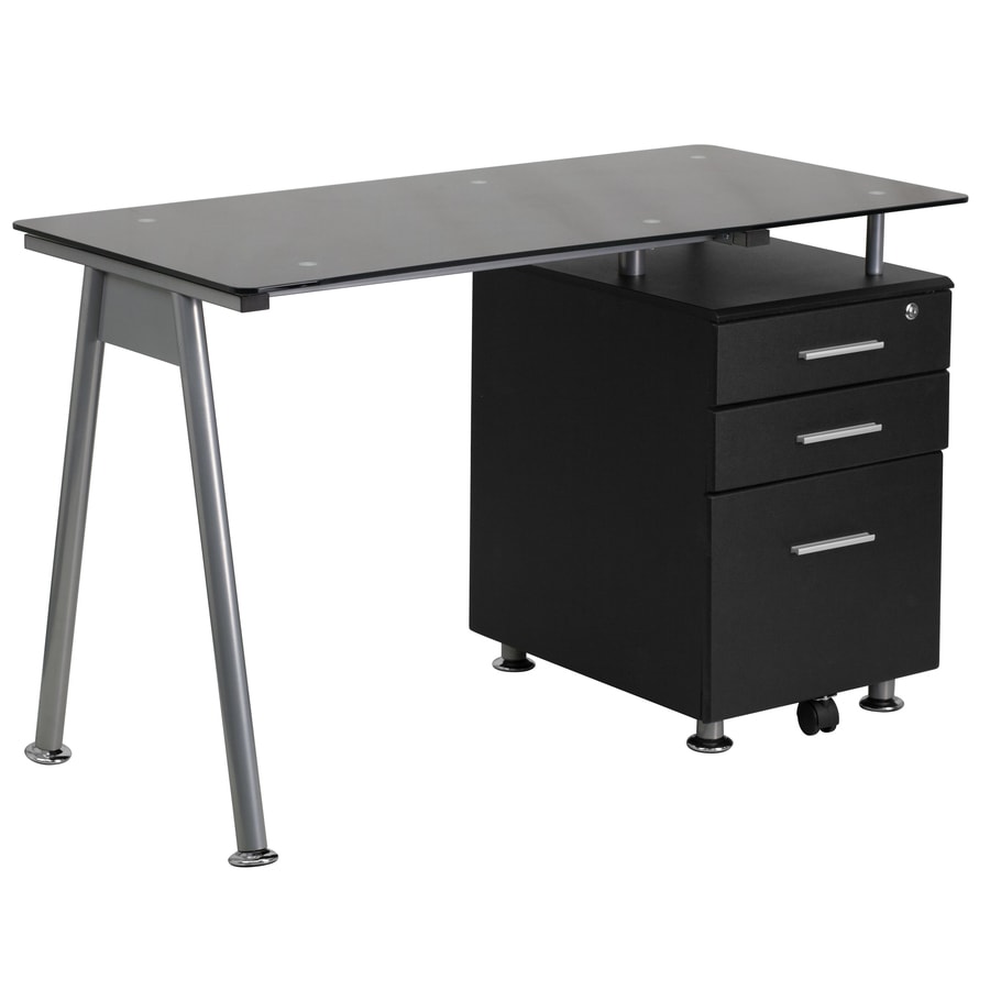 Flash Furniture Modern Contemporary Black Computer Desk At Lowes Com