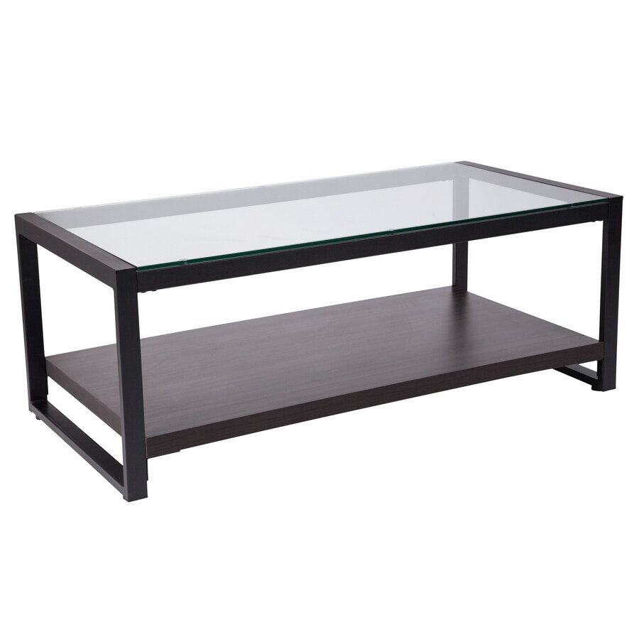 Flash Furniture Rosedale Clear Glass Coffee Table