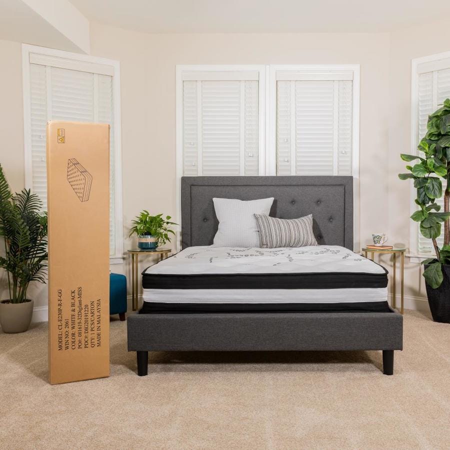 Capri Comfortable Sleep 12 Inch Memory Foam and Pocket Spring Mattress-In-A-Box