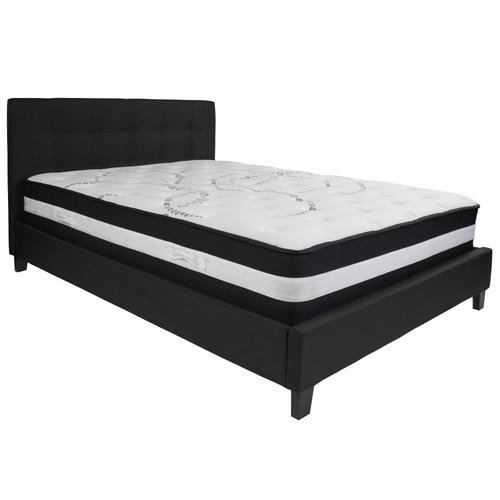 Flash Furniture Chelsea Black Queen Platform Bed At Lowes