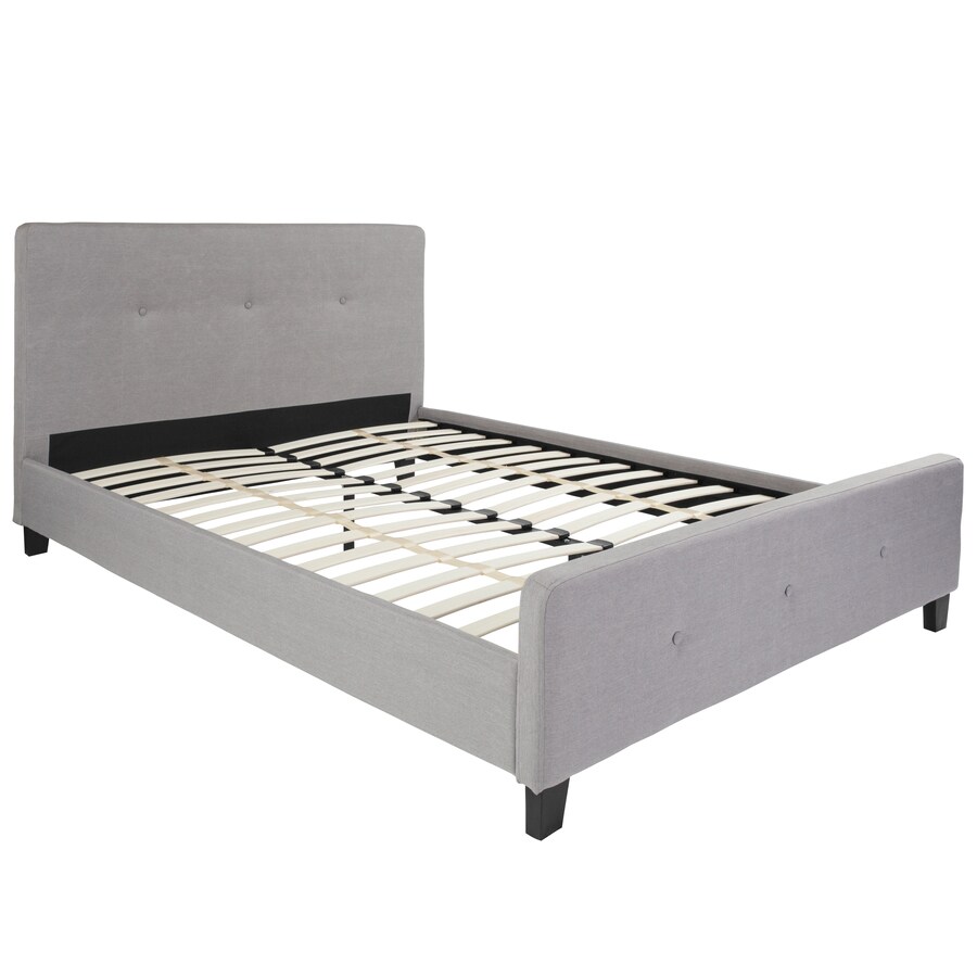 Flash Furniture Tribeca Light Gray Queen Platform Bed in the Beds ...