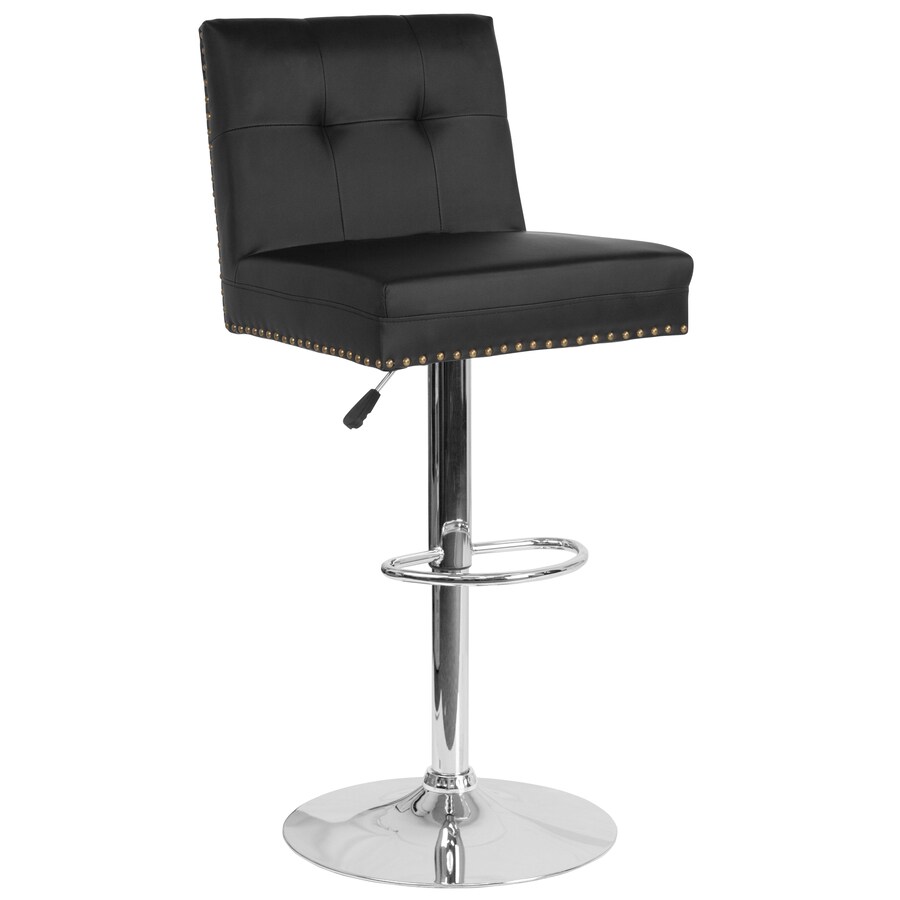 Flash Furniture Ravello Black Leather Adjustable Stool