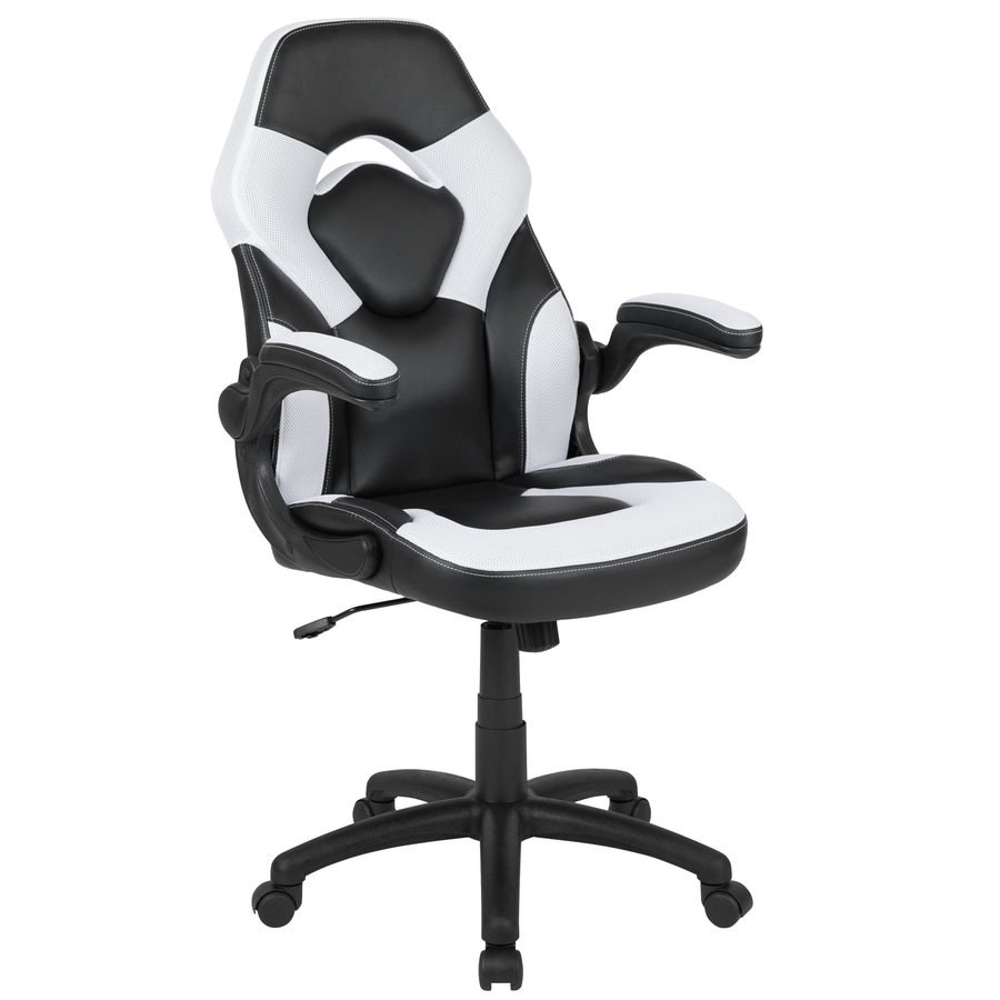 Flash Furniture X10 Series White Contemporary Desk Chair At Lowes Com
