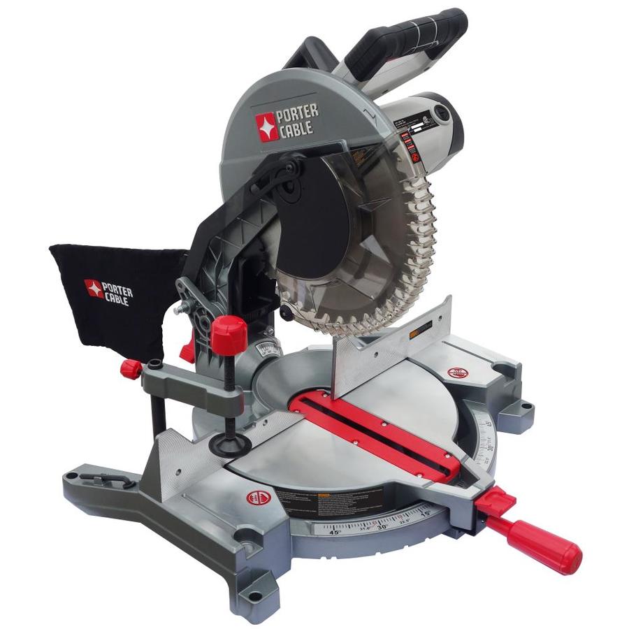 Porter Cable 12 In 15 Amp Single Bevel Folding Compound Miter Saw In