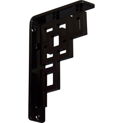 Ekena Millwork Black Countertop Support 5.5in Wrought Iron Countertop