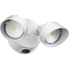 UPC 889804043723 product image for Lithonia Lighting 2-Head White LED Dusk-to-Dawn Flood Light | upcitemdb.com