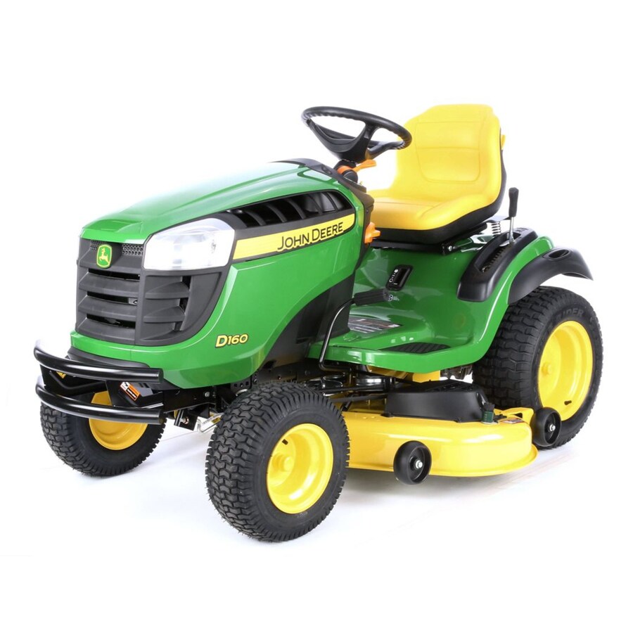 John Deere D160 25-HP V-twin Hydrostatic 48-in Riding Lawn Mower ...