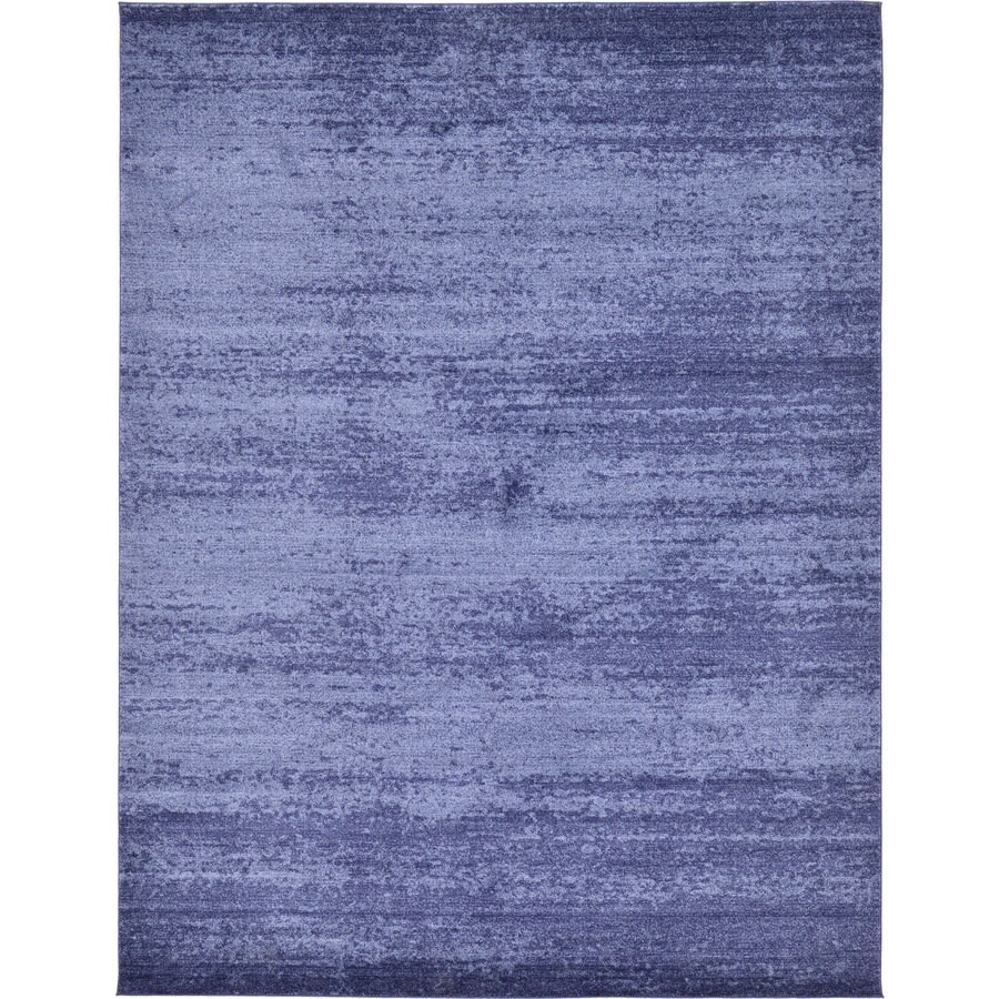 Unique Loom Lucille Del Mar Navy Blue Indoor Distressed Area Rug