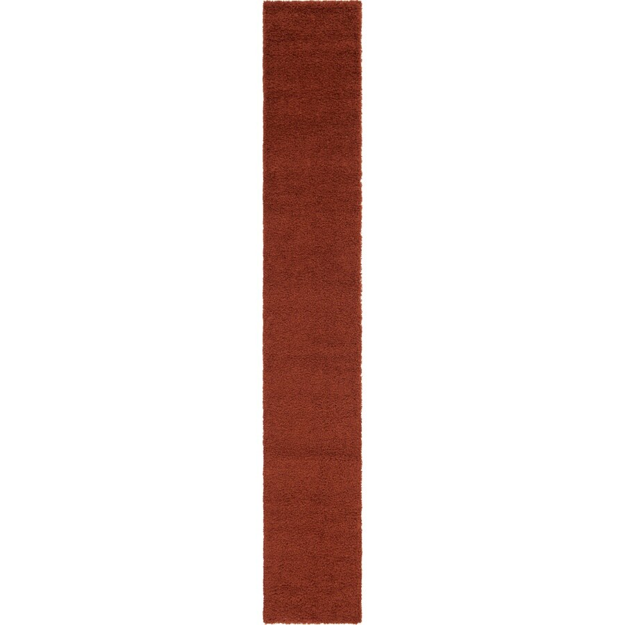 Unique Loom Solid 2 Ft 6 X 16 5 Terracotta Unique Loom Solid 2 Ft 6 X 16 5 Terracotta