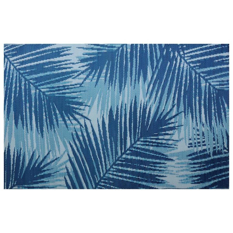 Style Selections Blue/Green Indoor/Outdoor Area Rug