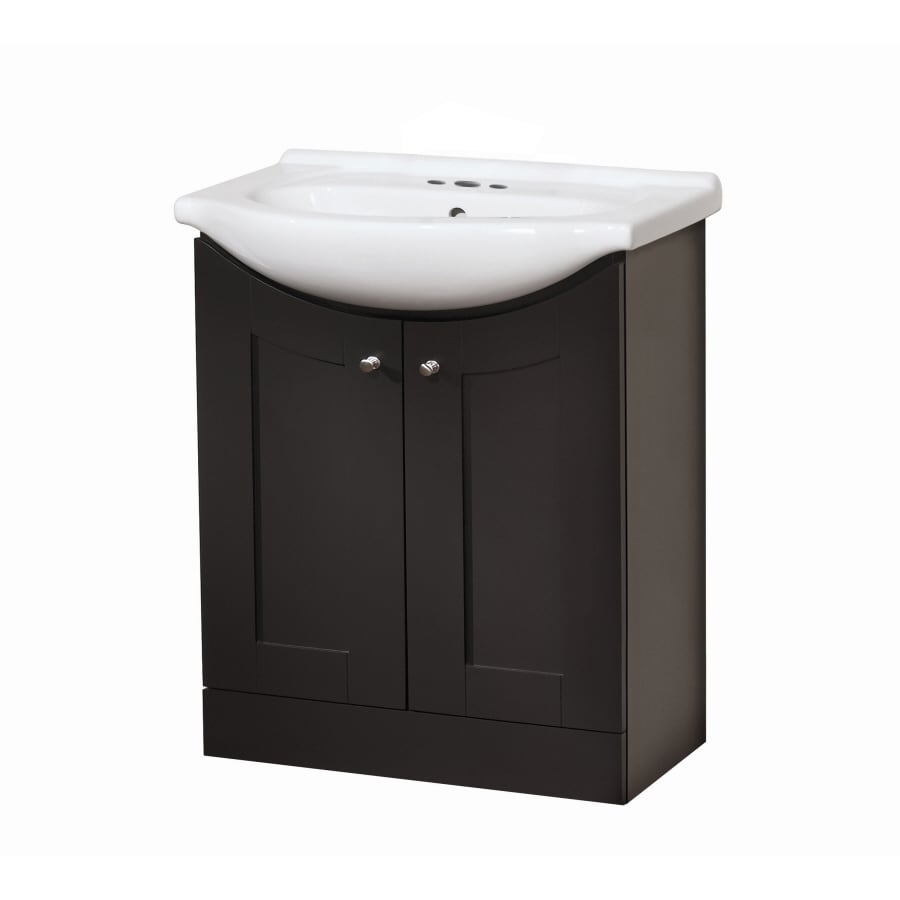 Style Selections Euro Vanity Espresso Vanity with Espresso ...