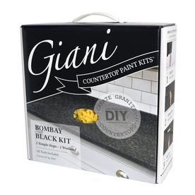 Countertop Resurfacing Kit Kits At Lowes Giani Countertop Transformations Ay Black High Gloss Resurfacing Kit Actual Net Contents