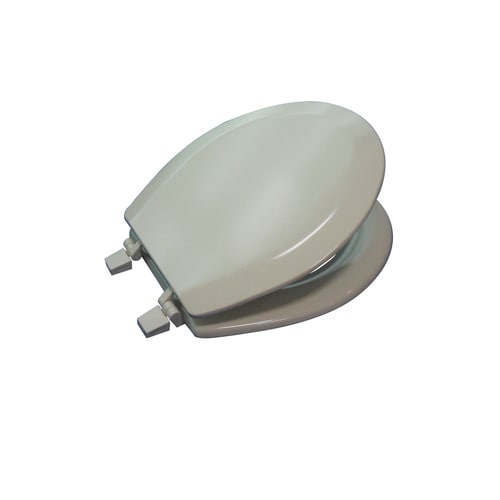 AquaSource Wood Round Toilet Seat at