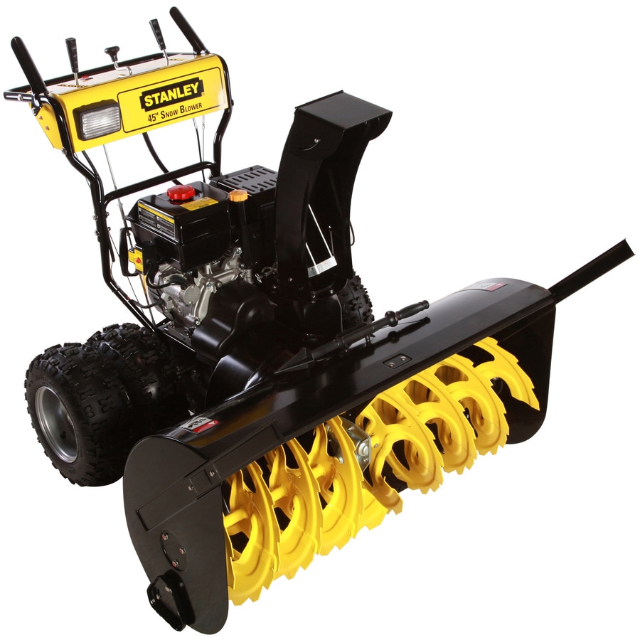 Stanley Cc In Two Stage Electric Start Gas Snow Blower With Headlight At Lowes Com