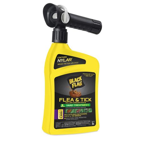 BLACK FLAG Flea and Tick Yard Treatment 32fl oz Concentrate Insect