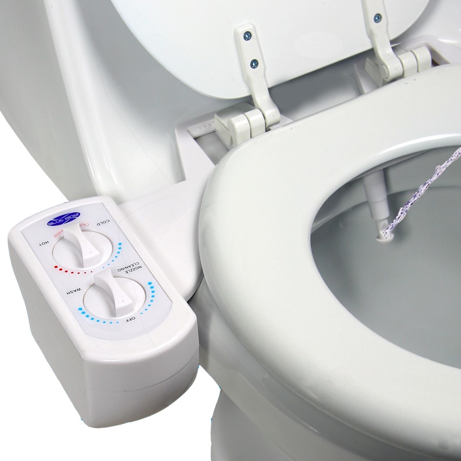 BLUE BIDET White ToiletMounted Bidet at