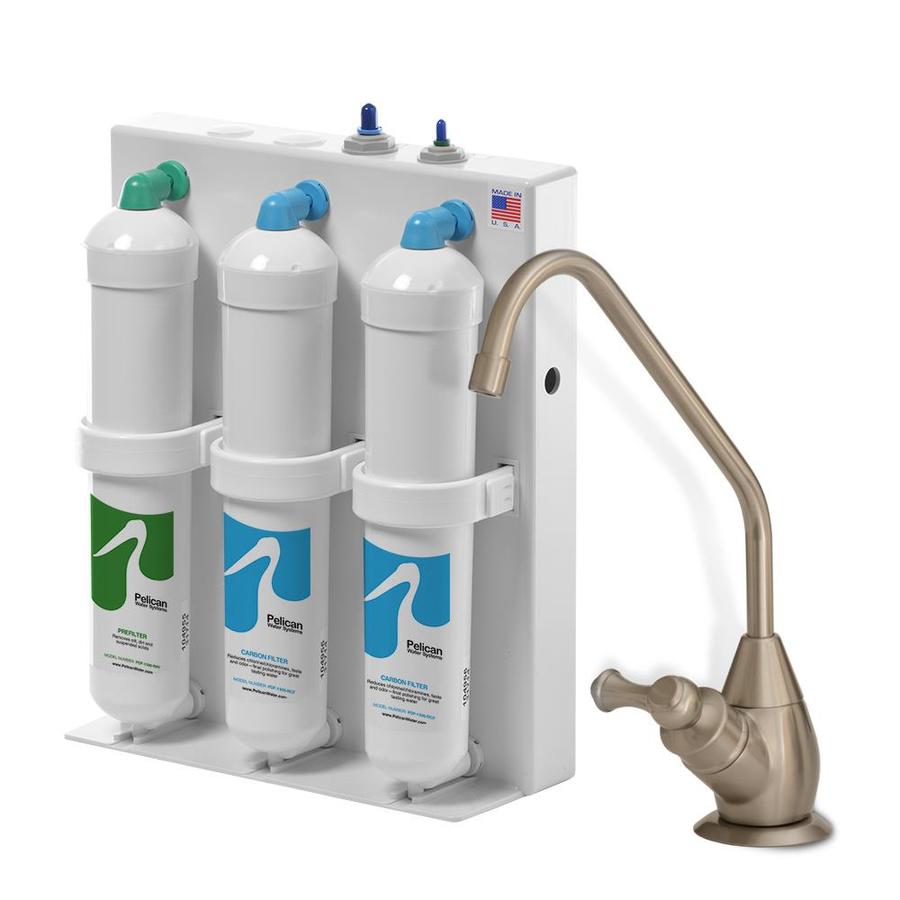 Pelican Water Under Counter Filter System Triplestage Gac Under Sink