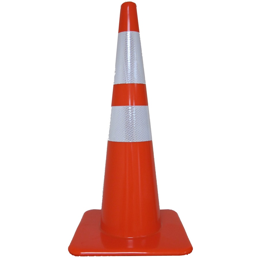 Shop Work Area Protection Traffic Cone Stencilled with Pop Display at