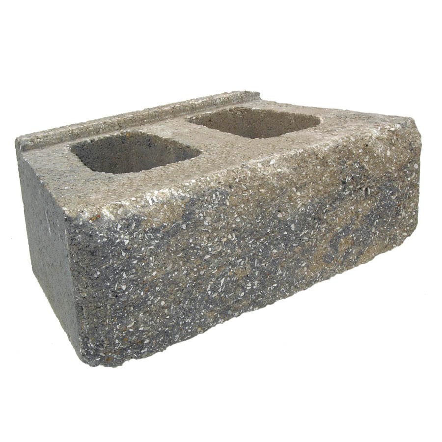 Cumberland Blend Retaining Wall Block (Common: 6-in x 16 ...